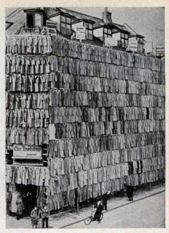 Straturi de vÃ¢nzare de paltoane grandioase de la Copenhaga din 1936