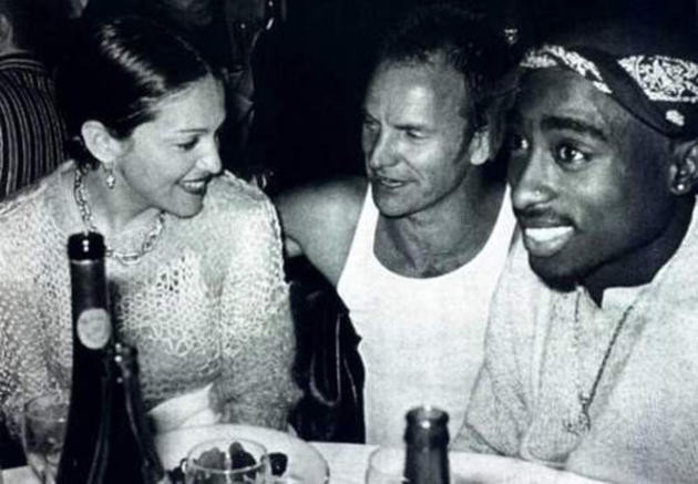 Madonna, Sting È™i Tupac Shakur