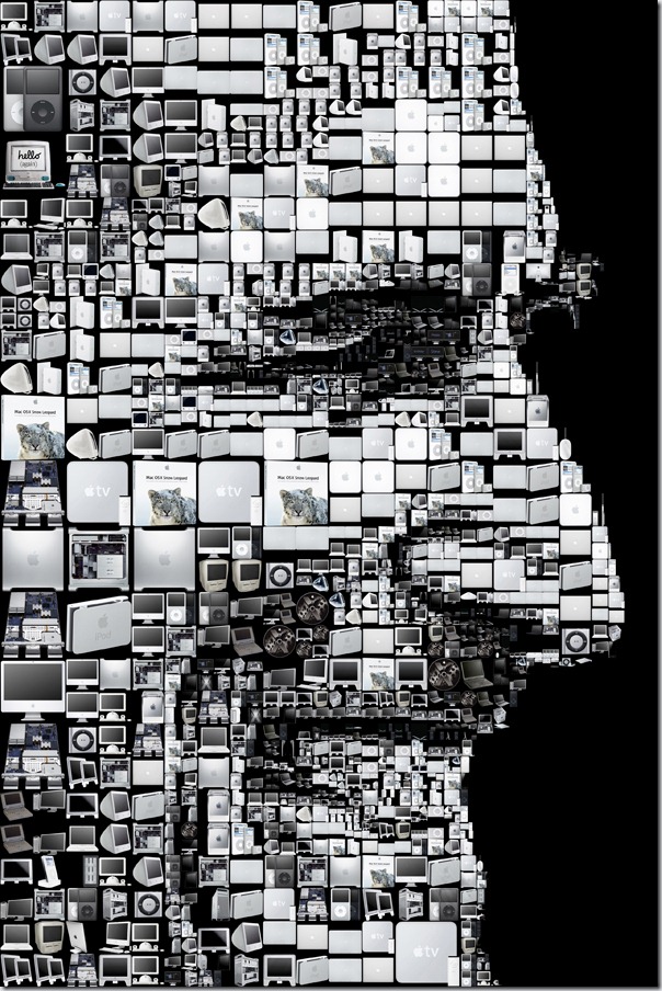 Happy birthday Steve Jobs! (A mosaic portrait for the Los Angeles Times)